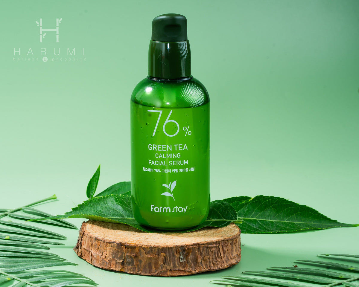 Farmstay 76% Green Tea Calming Facial Serum 100 ml