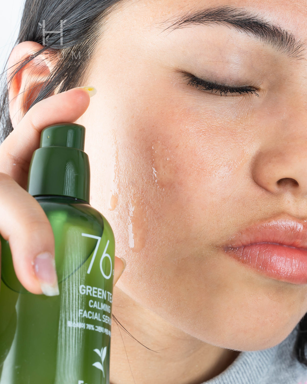 Farmstay 76% Green Tea Calming Facial Serum 100 ml