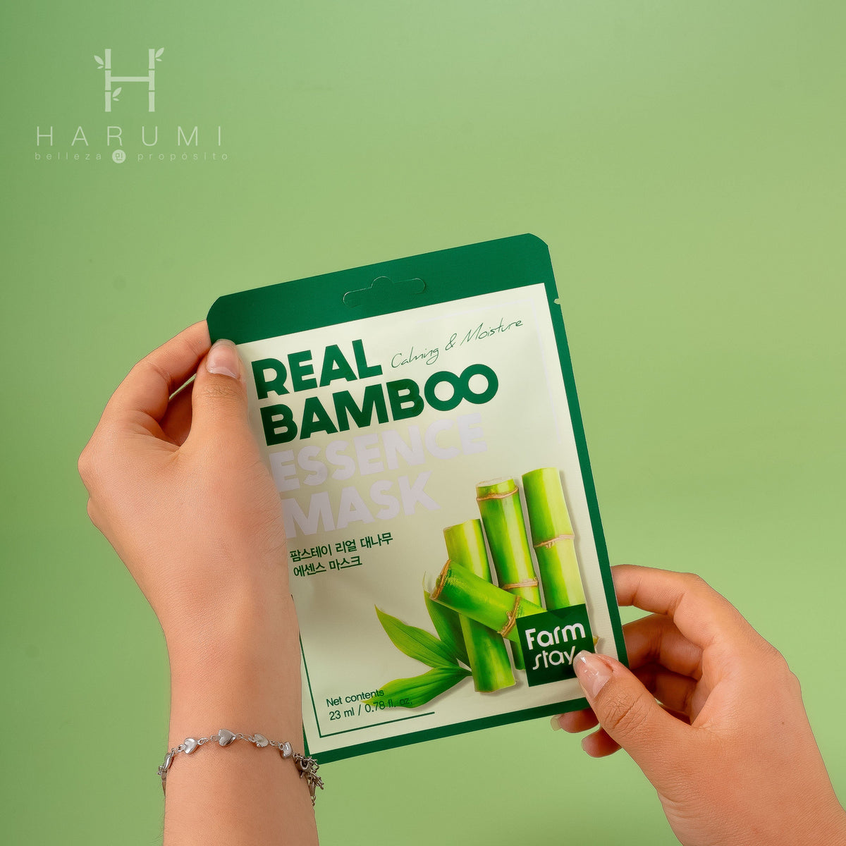 Farmstay Real Bamboo Essence Mask 23 ml